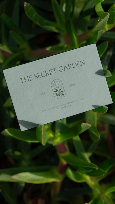 The Secret Garden 🌸 branding graphic design logo