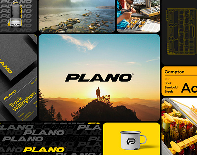 Plano Logo Refresh & Brand Update branding identity illustration layout lettering logo outdoor photography recreation refresh sports