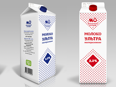 Milk package carton brand branding carton of milk dairy products designer ukraine graphic design milk package packaging product