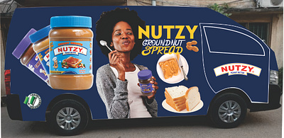 Nutzy bus branding branding design graphic design