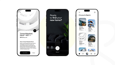 Home Owners animation app design experience interface motion graphics ui ux