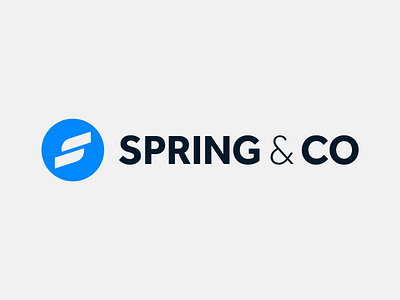 Spring & Co brand branding construction corporate identity design graphic design logo logomark logotype management property