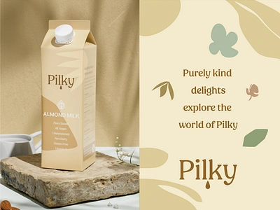 Pilky / Vegan / Milk / Branding & Packaging Design 3d branding branding design coffee design drink food graphic design healthy healthy diet healthy food logo logotype milk non dairy packaging packaging design pure vegan