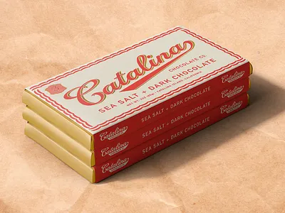 Chocolate Packaging Design branding candy chocolate chocolate bar food food branding logo design los angeles packaging packaging design retro script script logo vintage vintage branding vintage design vintage logo vintage packaging vintage packaging design wes anderson