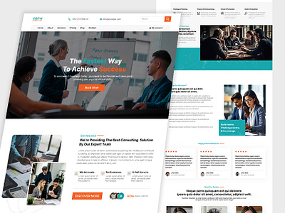 Consultancy Website Design business coaching business website consultancy consultancy firm consulting consulting agency consulting firm consulting website design homepage landing page multipurpose business multipurpose company sass site interface ui ux web design website website design