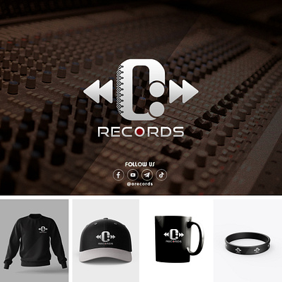 O Records | Logo and Brand Identity Design branding graphic design logo