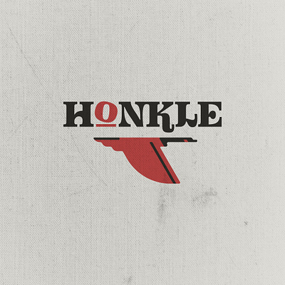 Honkle branding illustration lettering type typography