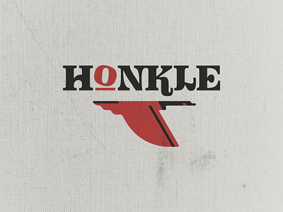 Honkle branding illustration lettering type typography