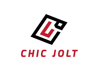 Word Mark Logo | Brand Identity | "CJ" Chic Jolt branding cj design graphic design illustration letter logo lettering logo logo design minimal monogram wordmark wordmark logo