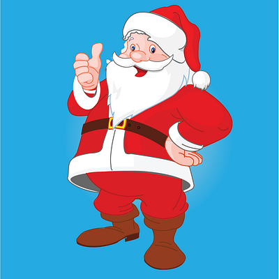 Santa Claus Comes to Life graphic design