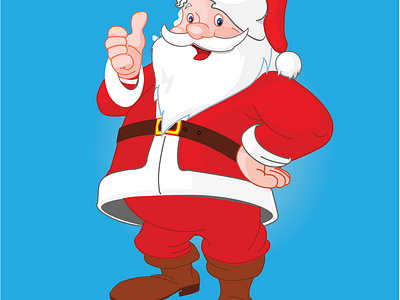 Santa Claus Comes to Life graphic design