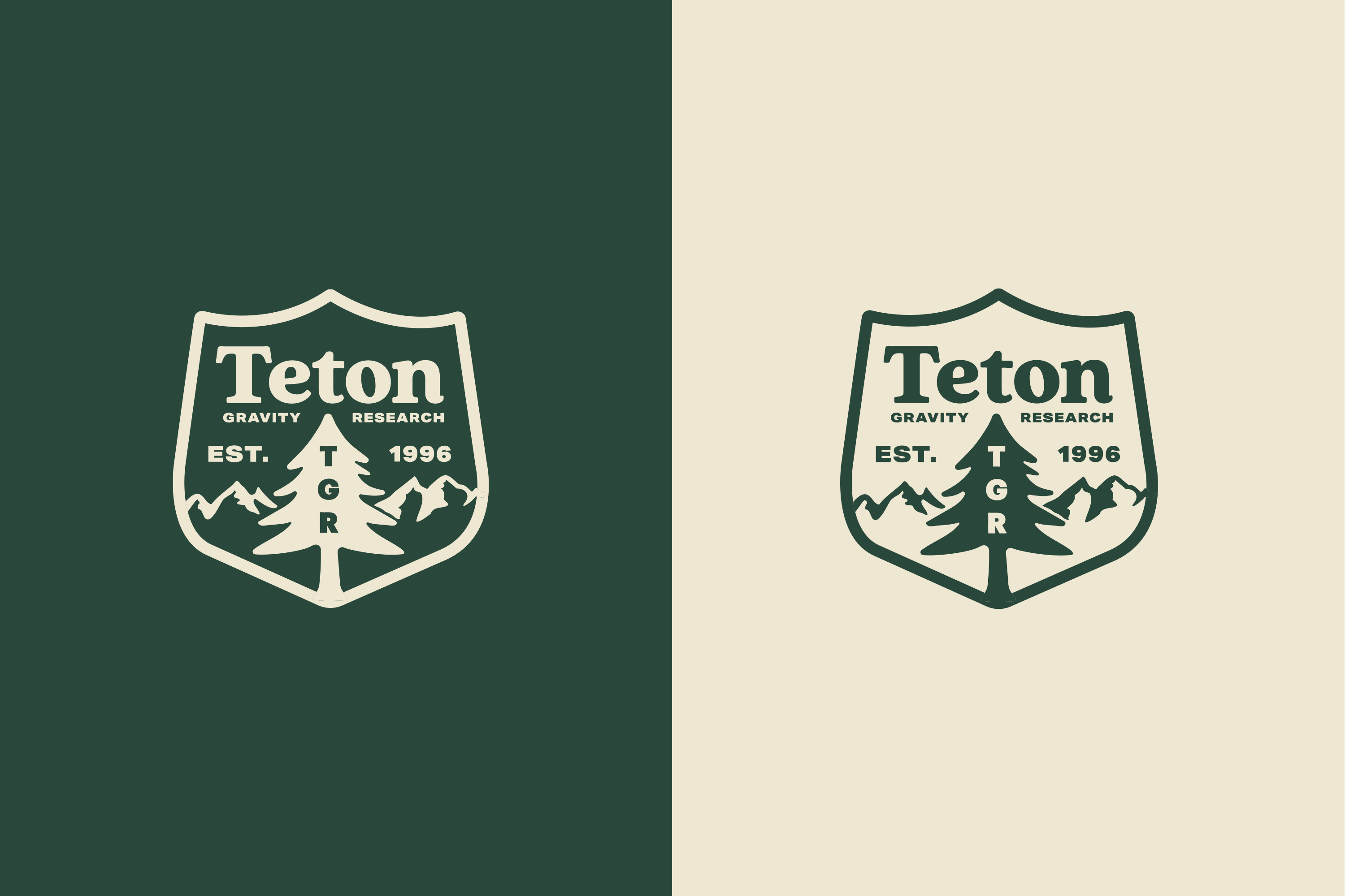 Teton Gravity Research Apparel apparel badge design brand graphic design