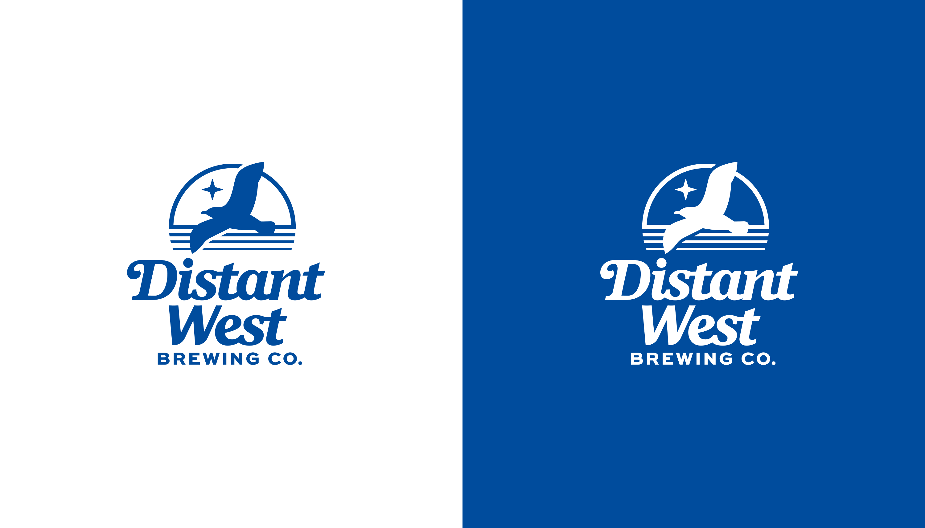 Distant West Brewing brand design brandidentity branding brewery brewery logo graphic design identity design logo logodesign visualidentity