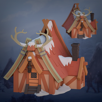 Viking House 3d