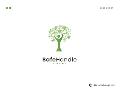 Tree Of Life | Safe Handle logo | Social Media Handle brand identity branding business logo design graphic design illustration logo logo design social media handle tree logo tree of life vector