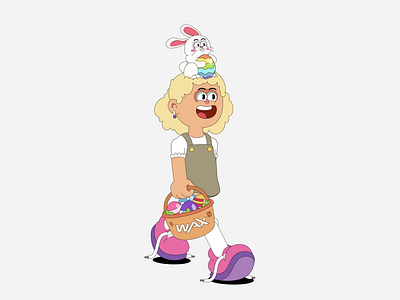 Easter Day animation design illustration vector