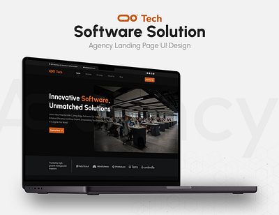 Software Solution Agency Landing Page UI Design figma home page design landing page design product design uiux user experience user experience design user interface user interface design web design