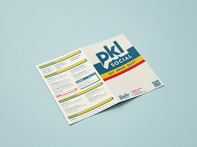 PKL Social - Menus brand design branding designer identity design logo logodesign menu menu design