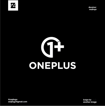 One Plus Logo design graphic design logo logos logotype one one plus plus simple simple logo