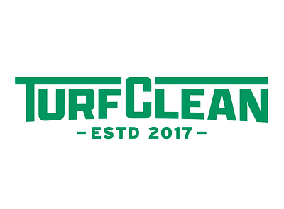 Turf Clean brand design branding designer graphic design identity design logo logodesign
