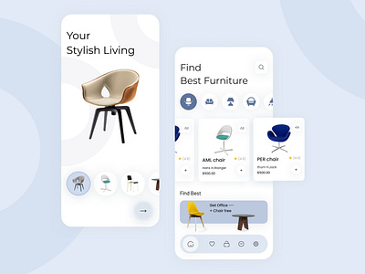 New Furniture Online store App UI designonline designyourspace furnishyourlife furnishyourspace furniturefinds furniturefrenzy furniturehaven furnituresolutions homedecordelivered homestyle interiorinspiration modernliving onlinedecor onlinestore shopfromhome styleyourspace ui ux virtualdesign virtualfurniturestore