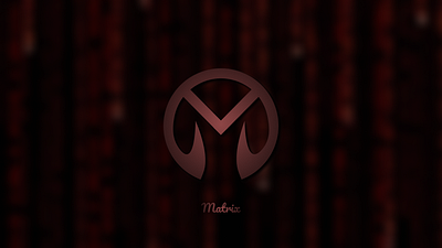 I try to recreate Matrix Logo, Do you like this ? branding design graphic design illustration logo matrix logo typography ui vector