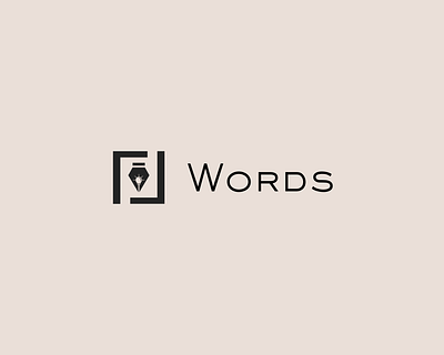 Words creative design designer graphic designer icon idea intelligent library logo pen quotes saying wisdom wise words write writers