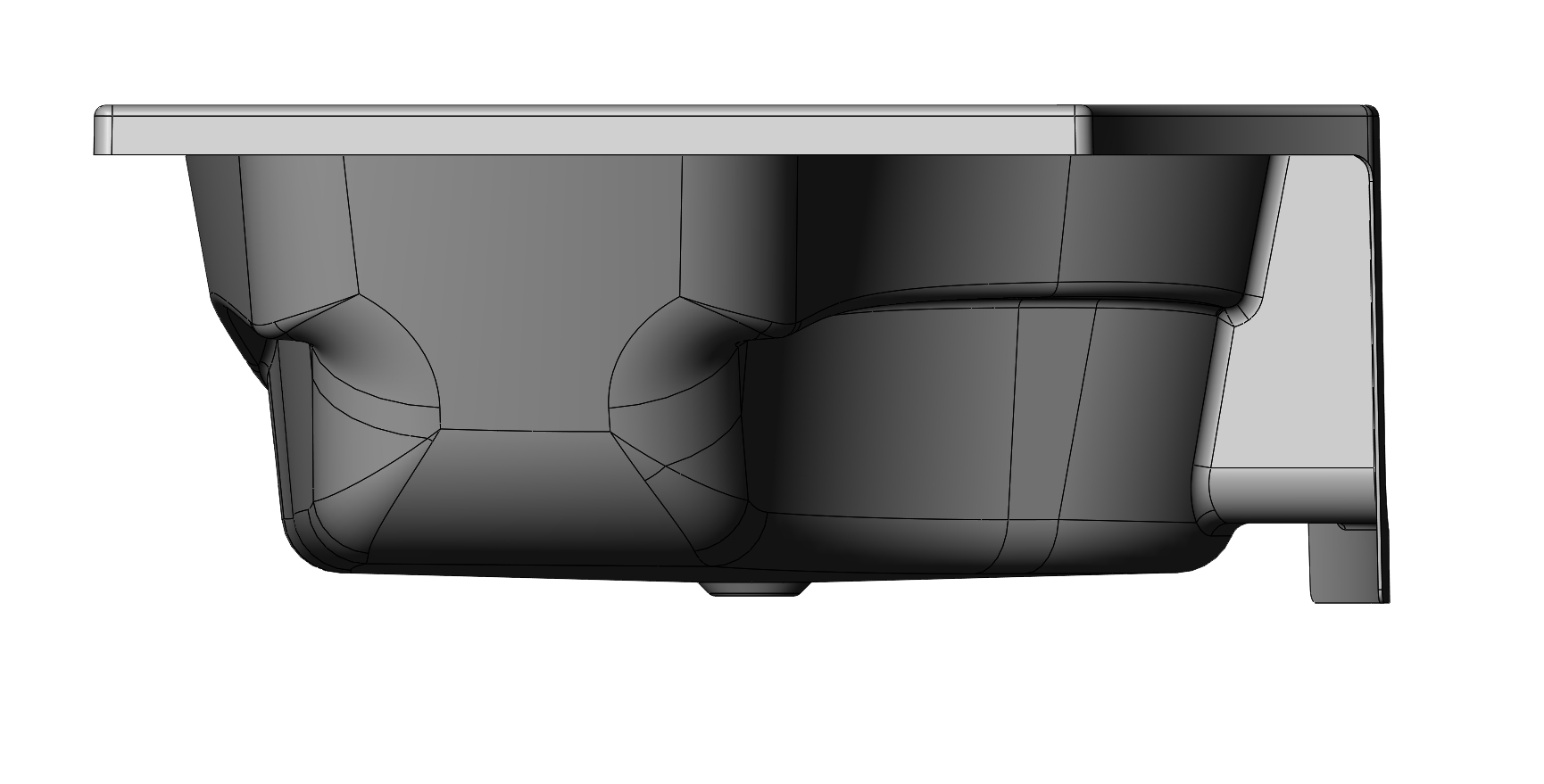 Aciflex - Corner Easy-Access Drop-In Bathtub by Marc-André Dubois on ... image.