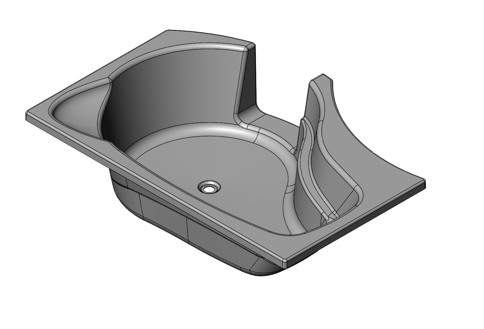 Aciflex - Corner Easy-Access Drop-In Bathtub by Marc-André Dubois on ...