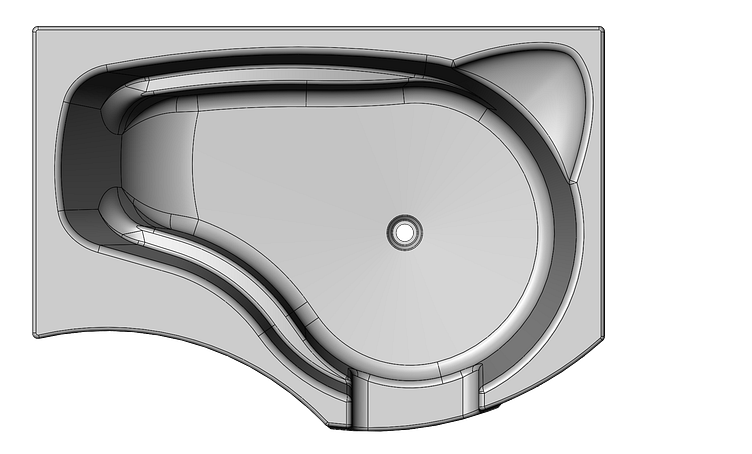 Aciflex - Corner Easy-Access Drop-In Bathtub by Marc-André Dubois on ...