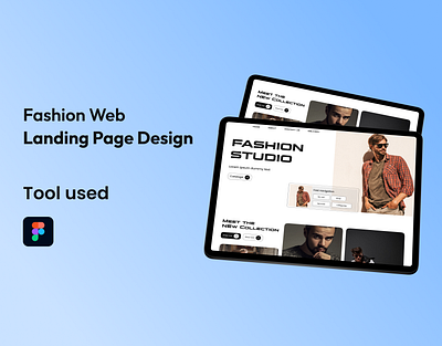 Fashion Web Landing Page ecommerce web design fashion web landing page landing page design product design ui ui ux design web design
