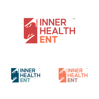 Inner Health ENT - Logo Design app branding design graphic design house logo illustration logo logo design vector