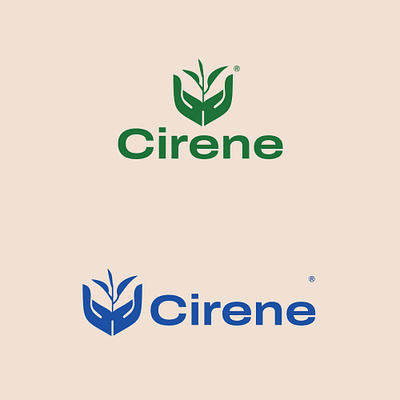 Cirene - Logo Design app branding design graphic design healthy logo house logo illustration logo logo design tea logo ui vector