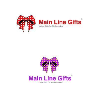 Main Lines Gifts - Logo Design app branding design gift logo graphic design house logo illustration logo logo design shop logo ui vector
