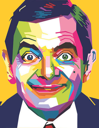 Mr Bean 2d drawing adobe illustrator art bean illustration illustrator mr bean vector art