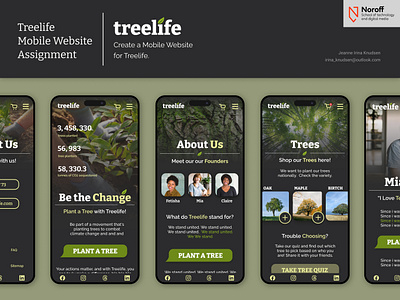 Treelife Mobile Website Assignment assignment environment trees ui ux