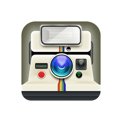 Instagram Vintage Icon ❤️ branding graphic design icon design illustration illustrator ui