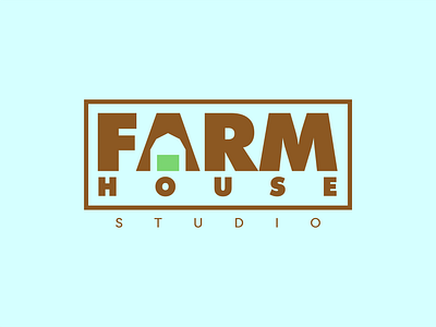 Farm House Studio Logo branding design graphic design logo typography vector