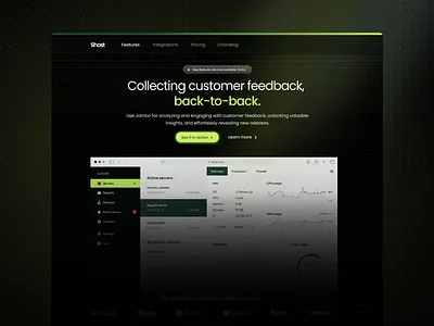 Wip Shost Landing page design design landing page saas uidesign uxdesign webdesign webui