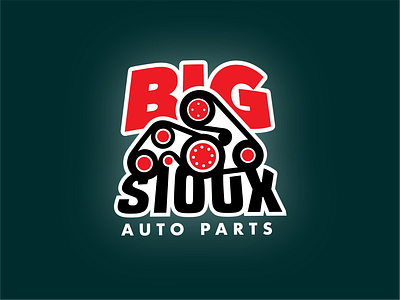 Big Sioux Auto Parts Logo branding design graphic design logo typography vector