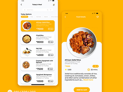 Food UI branding graphic design product design social media post design ued ui ux