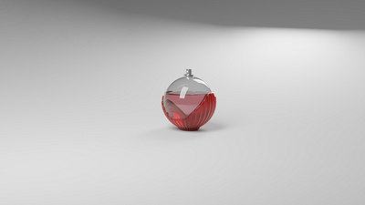3D modeling of Soft Breeze perfume 3d 3d modeling blender graphic design produ product designer project