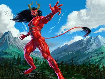 Guardian Tonoga | Illustration 2d game art character design game illustration splash art