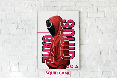 "Squid Game" poster design graphic design poster poster design