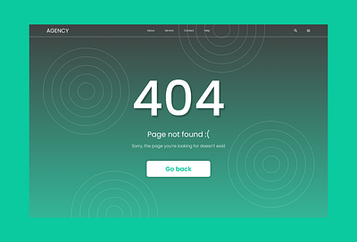 404 Page #DailyUI 404 page dailyui landing page ui web design