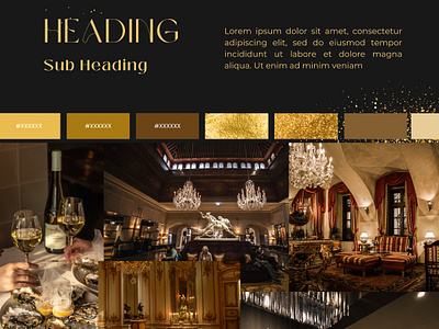 "Gilded Opulence: The Luxury Studio Experience" brand branding design designstudio graphic design illustration logo luxurystudio typography ui ux vector