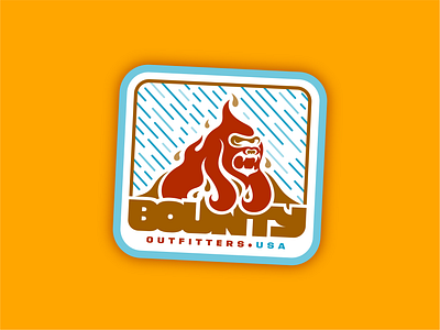 Bounty Outfitters Logo branding design graphic design illustration logo vector