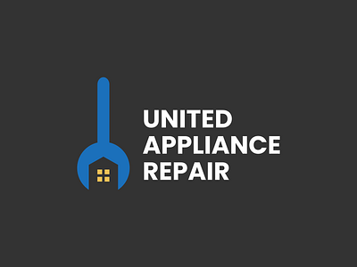 United Appliance Repair Logo branding brandingdesigners design designlogojakarta designlogokeren designlogoonline future graphic design illustration logo modern simple ui