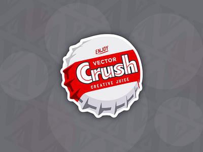Vector Crush Creative Juice branding design graphic design illustration vector
