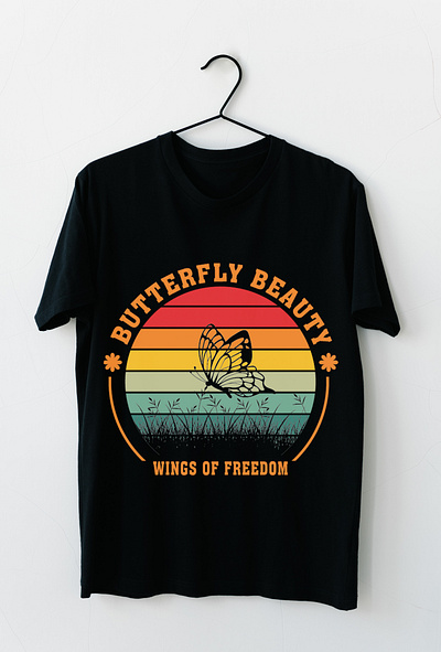 BUTTERFLY T-SHIRT DESIGN american flag t shirt design butterfly t shirt design dad t shirt design hiking t shirt design hunting t shirt desig retro t shirt design typography vintage t shirt design
